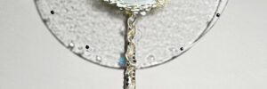 Lisa Wheeler Glass Clock