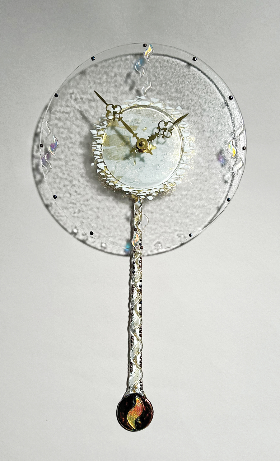 Lisa Wheeler Glass Clock