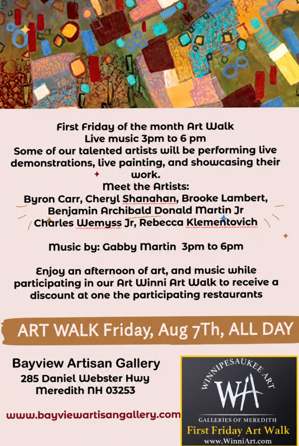 Friday Art Walk Flyer